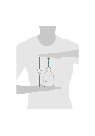 Saç Derisi Masaj Aparatı 0392 - Kafa Masajı İçin Rahatlatıcı Alet Çok Renkli