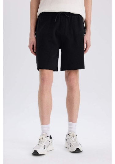 Defacto %100 Pamuk Slim Fit Dar Kesim Dar Paça Cepli Basic Düz Şort B8673ax25smbk81 Siyah Defacto %100 Pamuk Slim Fit Dar Kesim Dar Paça Cepli Basic Düz Şort B8673ax25smbk81 Siyah