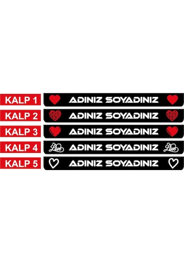 Kişiye Özel Isimli Motor Motosiklet Plakalık 1 Adet