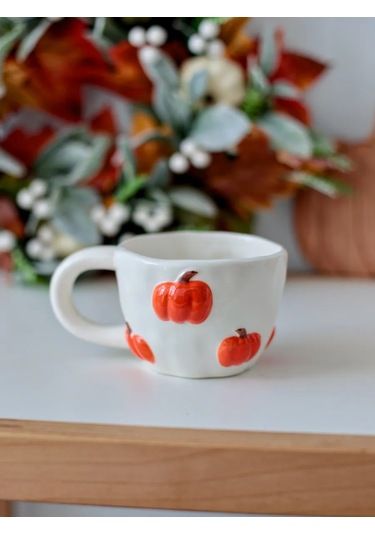 Home Lovers Seramik Sonbahar Çay Ve Kahve Kupası 380 Ml 486696115 Sütlü