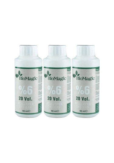 Biomagic Developer Peroksit - Oksidan 20 Volüm (%6) 90 Ml. 3 Adet