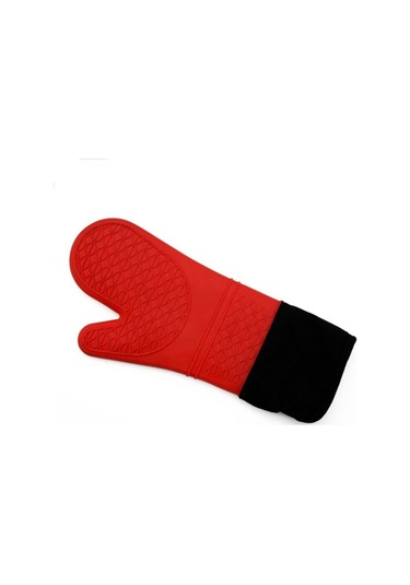 Silikon Fırın Tepsi Eldiveni Kırmızı