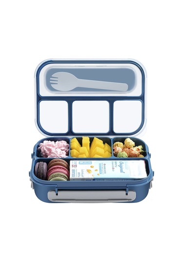 Neevoyu Yeşil 1.3l Plastik Mutfak Kutusu, Bölmeli, Taze Tutucu, Öğrenci/içki Sıcaklığı İçin, Piknik/kamp Uygun, 22.6x16.1x6.5cm Yeşil