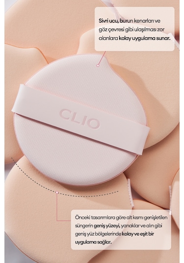 Clıo Kill Cover Mesh Glow Essential Cushion Puff