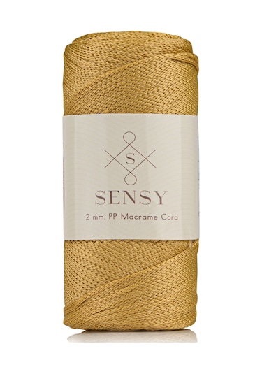 2 Mm - 200 Gr Polyester Makrome Ipi Hardal 230 M Polyester Makrome Ip Supla Ip Ve Çanta Ipliği