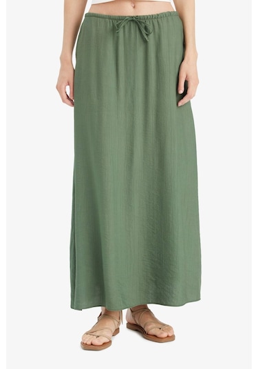 Defacto A Kesim Normal Bel Krinkıl Kumaş Midi Etek F6501ax25smkh482 Haki Defacto A Kesim Normal Bel Krinkıl Kumaş Midi Etek F6501ax25smkh482 Haki