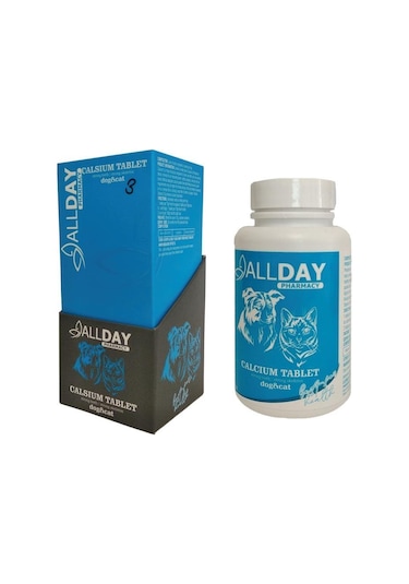 Allday 3 Calcium Kedi için Tablet 75 G