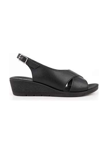 Muya Vienza 31028-001 Anatomik Taban Kadın Sandalet Siyah 36-40 001