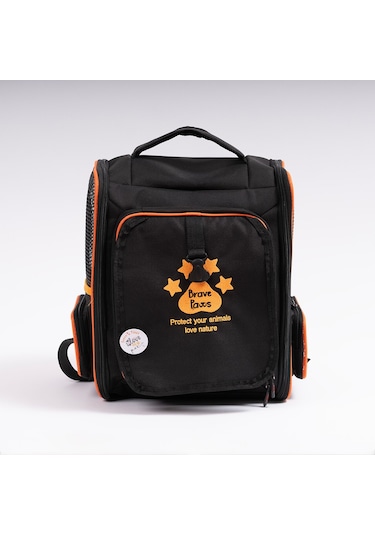 Brave Paws Kedi Ve Köpek Taşıma Çantası Açılabilir Fileli Katlanabilir Yıkanabilir Torik Model