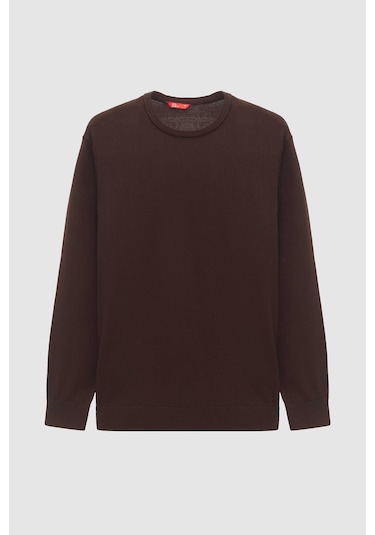 Ds Damat Regular Fit Kahverengi Tüylenme Yapmayan Bisiklet Yaka Pamuklu Triko Kazak 5hf06ort12004 201 Ds Damat Regular Fit Kahverengi Tüylenme Yapmayan Bisiklet Yaka Pamuklu Triko Kazak 5hf06ort12004 201