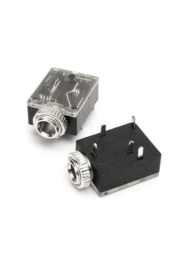 Electroon 3.5Mm Stereo Şase Fiş Somunlu - 5Adet