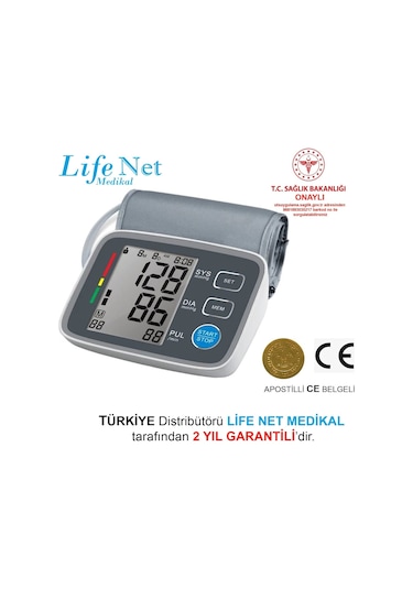 Life Net Medikal U80Eh Türkçe Konuşan Otomatik Dijital Tansiyon Aleti