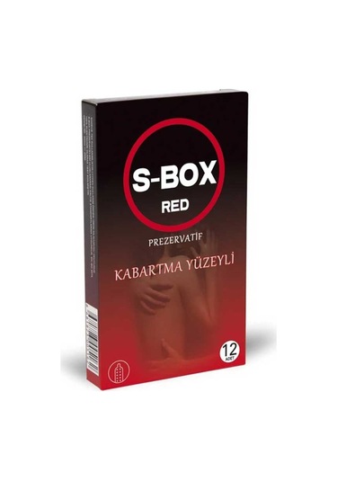 River World S-box 12 Adet Prezervatif Kabartma Yüzeyli