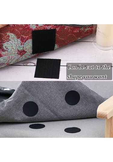 Beyaz Dekorasyon Yapışkanlı Ev Gadget Naylon Etiket Döngü Raptiye Bant Sihirli Etiket Kendinden Yapışkanlı Kanca 50mm