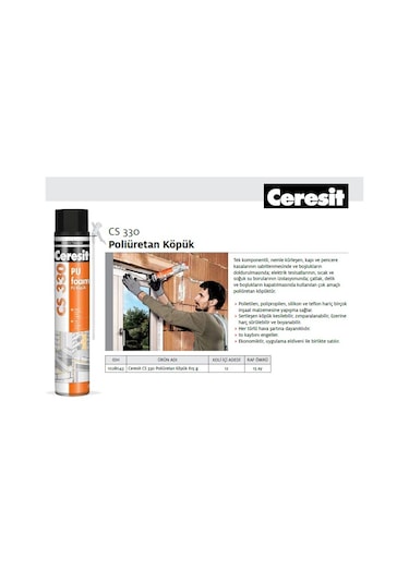 Henkel Ceresit Cs330 Pu Köpük 650gr.