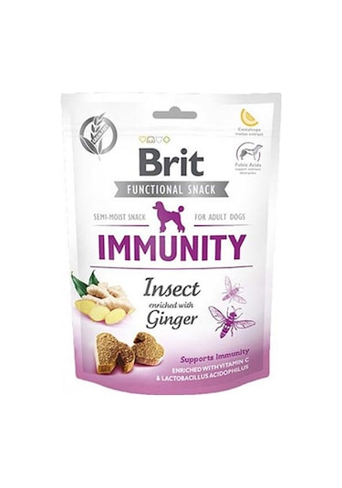 Brit Care Immunity Bağışıklık Destekleyici Zencefil ve Böcekli Köpek Ödülü 150 G