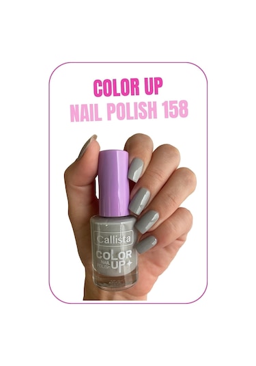Callista Color Up Nail Polish Oje 158 Icy Mansion- Gri