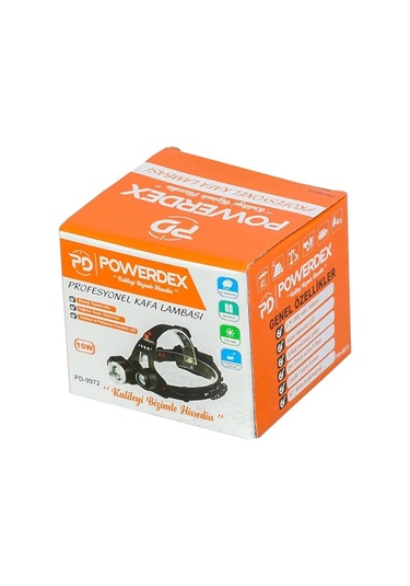 10 W Şarjlı Metal Yağmur Suyu Geçirmez Kafa Lambası - Feneri