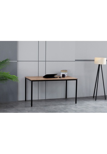 Çalışma Masası 140x80x75 Cm Siyah Atlantik Çam Siyah