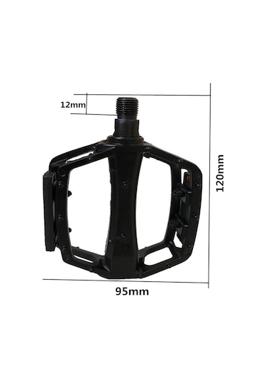 Dolıty Bisiklet Pedalları Dağ Bisikletleri Için Siyah