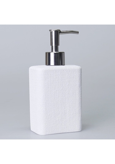 Linen Banyo Seti Beyaz