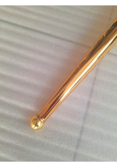 1 Adet-45cm Metal Konik Ayak-sehpa Ayağı-gold Renk Kaplama