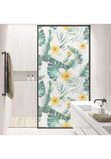 Suntek Tropikal Stil Lekeli Cam Filmi Gizlilik Buzlu Etiket 2.