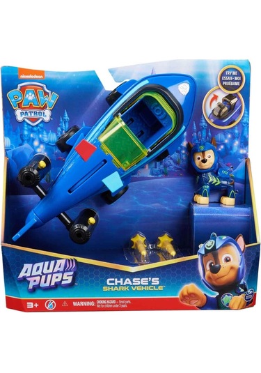 Paw Patrol Aqua Pups Temalı Araçlar - Chase