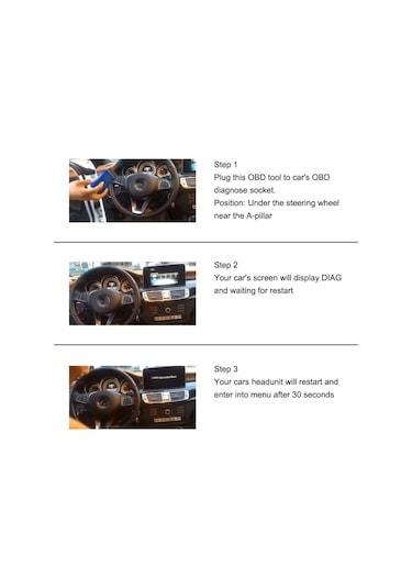 Sones Mercedes-benz Ntg5 S1 İçin Araç Obd Aktivasyon Aracı