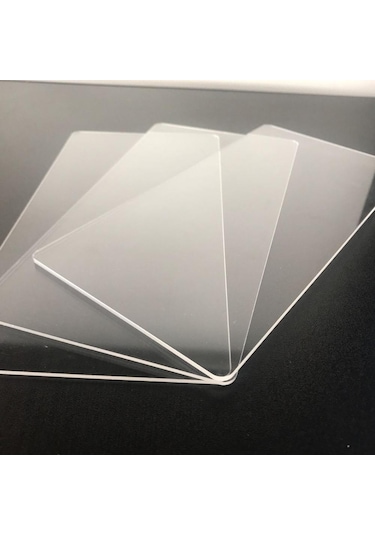 Şeffaf Pleksi Pleksiglas Levha | 2.8 - 3Mm Şeffaf Pleksi 10Cm-10Cm