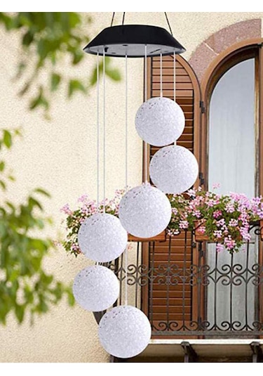 Greentech Güneş Enerjili Renk Geçişli Kristal Top Aydınlatma / GT-SL10