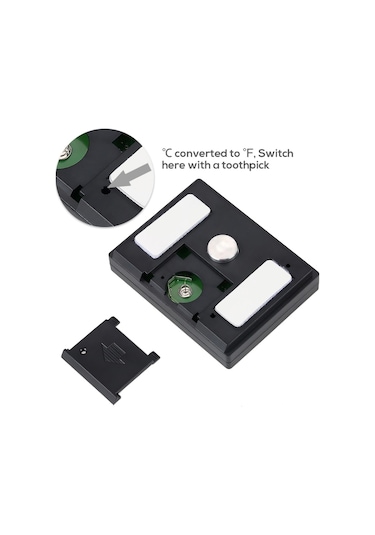 Geeroyoo Dijital Akvaryum Termometresi Lcd Ekran, C/ F Geçiş, Yüksek/düşük Alarmlı Balık Tankı Su Sıcaklığı İzleme Jzr-gy