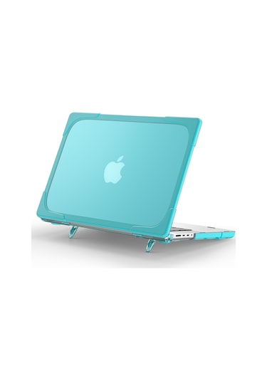 Cbtx Destek Standlı MacBook Pro 14.2" A2442 Laptop Koruyucu Kılıfı  Bebek Mavisi