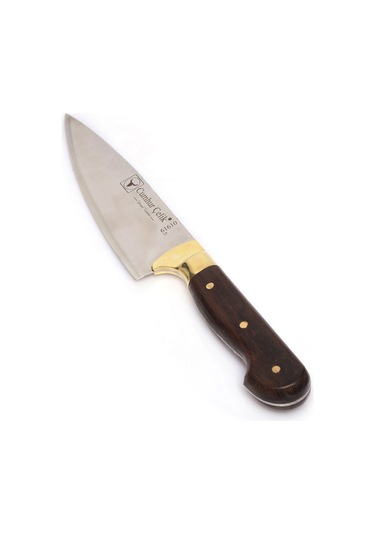 Sürmene Cumhur Çelik 61610 Şef Bıçağı 15,5 Cm, Venge Sap Tdrtr Gri - Siyah