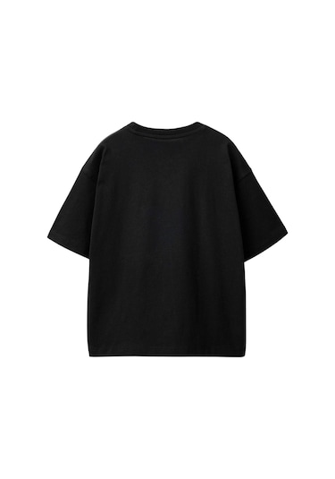 Zuzunga Unisex Basic Kısa Kollu Çocuk T-shirt Siyah