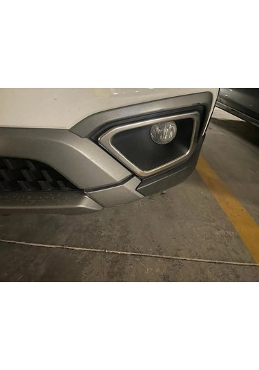 Egea Cross Sis Far Çerçevesi Krom 2 Parça Paslanmaz Çelik