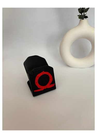 Ps5/ps4/xbox Uyumlu Oyun Temalı Controller Tutucu - The Last Of Us, Elden Ring, Spiderman Özel Seri God Of War Kırmızı