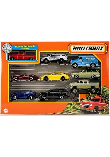 Matchbox 9'lu Araba Seti -  X7111