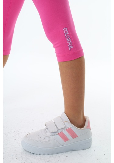 Toontoy Kız Çocuk Nakışlı Kaprili Takım Açık Lila