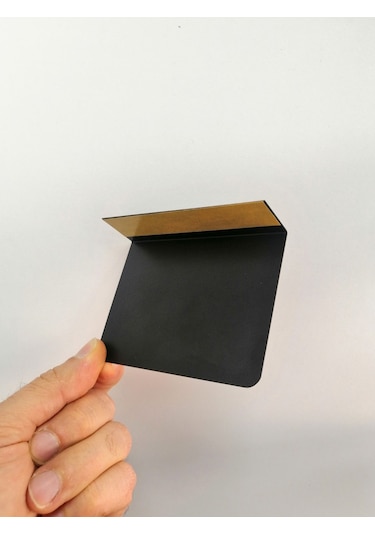 10 Adet Pvc Karatahta Siyah Ürün Etiket A7 10 x 7 CM Yapışkanlı Raf