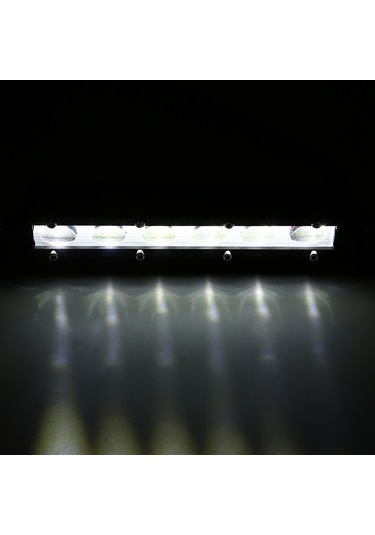 Geeroyoo 60w Suv Off-road Led Işık Çubuğu 8" - Ip67 Su Geçirmez, Aydınlatma Mesafesi Uzun, 45 Derece Ayarlanabilir