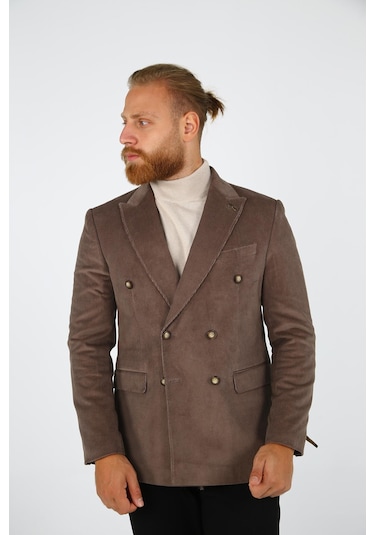 Brango 30152 Erkek Blazer Ceket Vizon