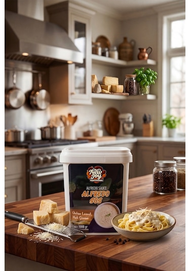 Alfredo Sos 1000 Gr Makarna Sosu Toz Parmesan Lezzeti