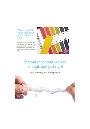 Vkemall Bebek Temizleme Mendili - 80'li Paket, Nemlendirici Özellikli, Yüz Ve Eller İçin Uygun Beyaz