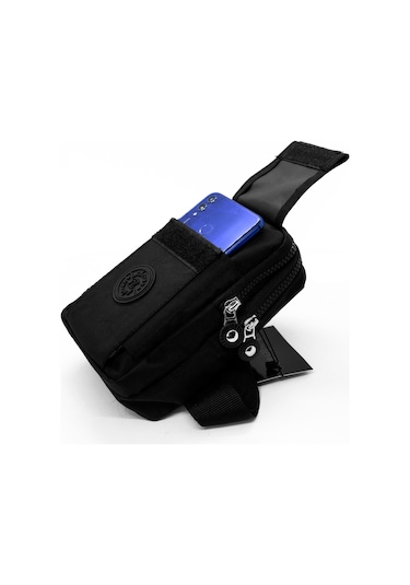 Lederax Krinkıl Mini Çapraz Göğüs Çantası Bodybag Ld49 Siyah