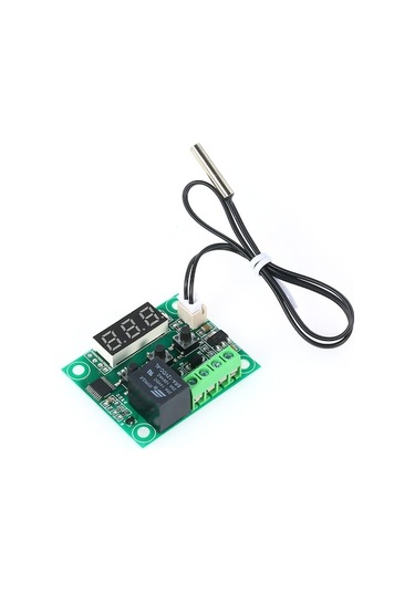 Xh-w1209 Mikro Sıcaklık Kontrolörü -50 110 C, 0.1 C Hassasiyetli, Kırmızı Led Ekranlı, Su Geçirmez Prob, Röle Çıkışı