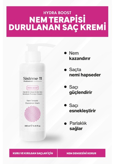 Sisteme 11 Nem Terapisi Durulanan Krem 250 Ml