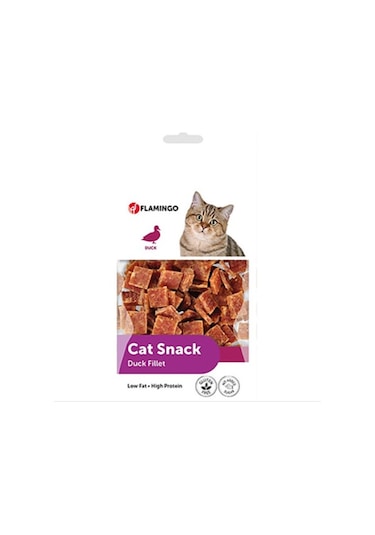 Flamingo Cat Snack Ördek Fileto Kedi Ödülü 50 G