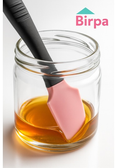 Soft Grip Silikon Spatula Paslanmaz Çelik