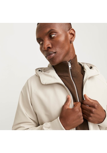 Jack&jones Perfect Bomber Erkek Bej Kapüşonlu Ceket Bej